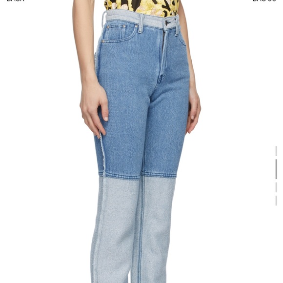 PERVERZE
Blue Linen Loose Weave Jeans - Picture 2 of 6